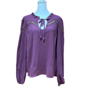 Listicle Crepe Bell Sleeve Top Boho Chic